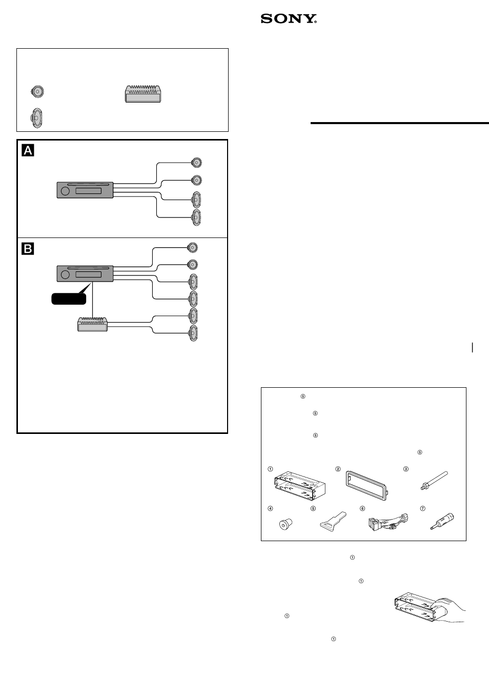 Sony CDX-3250 User Manual | 4 pages