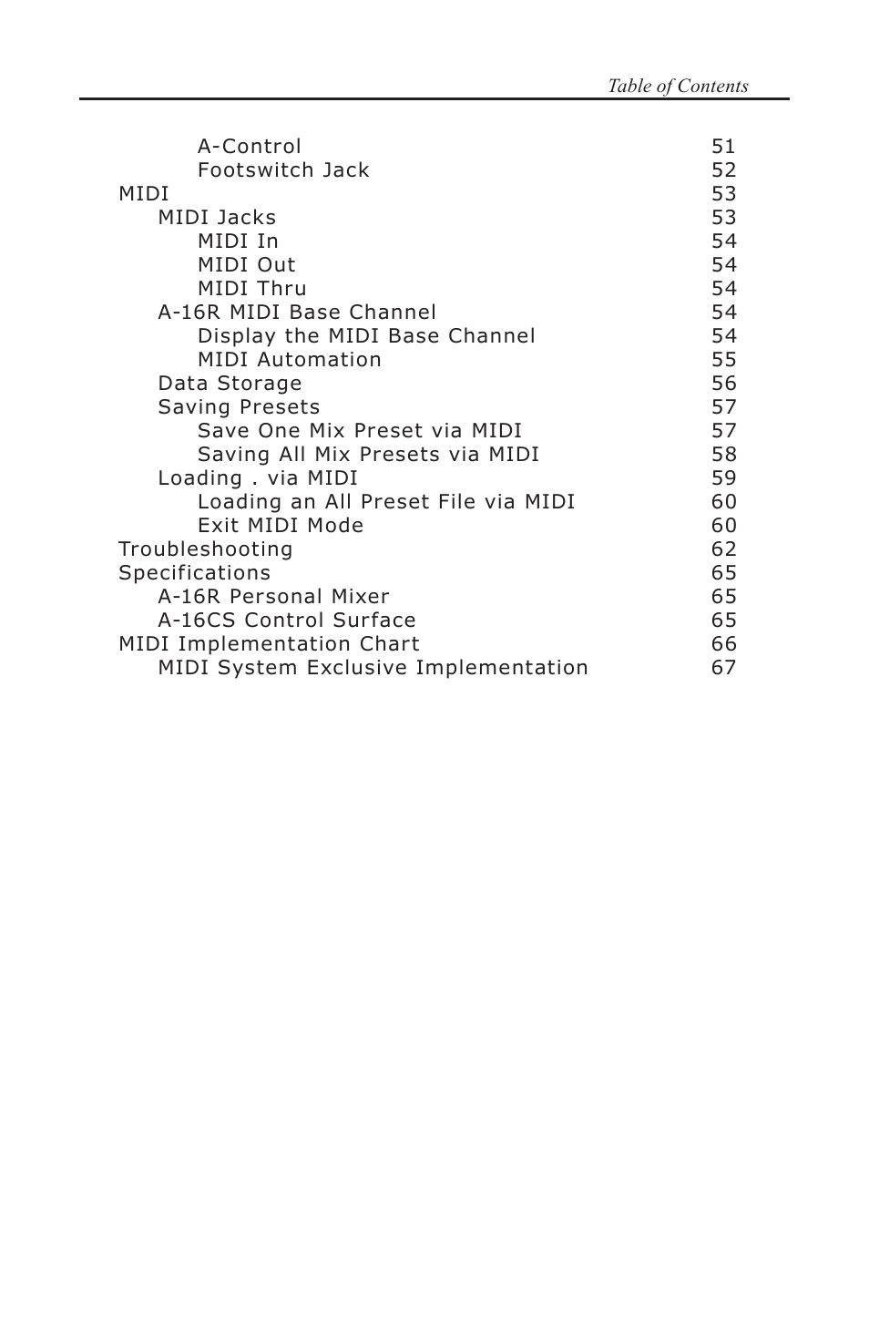 Aviom A-16CS User Manual | Page 9 / 92