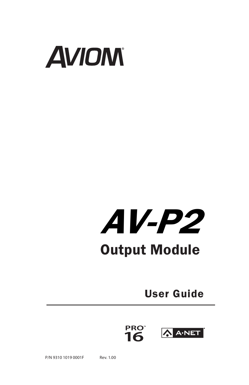 Aviom AV-P2 User Manual | 28 pages