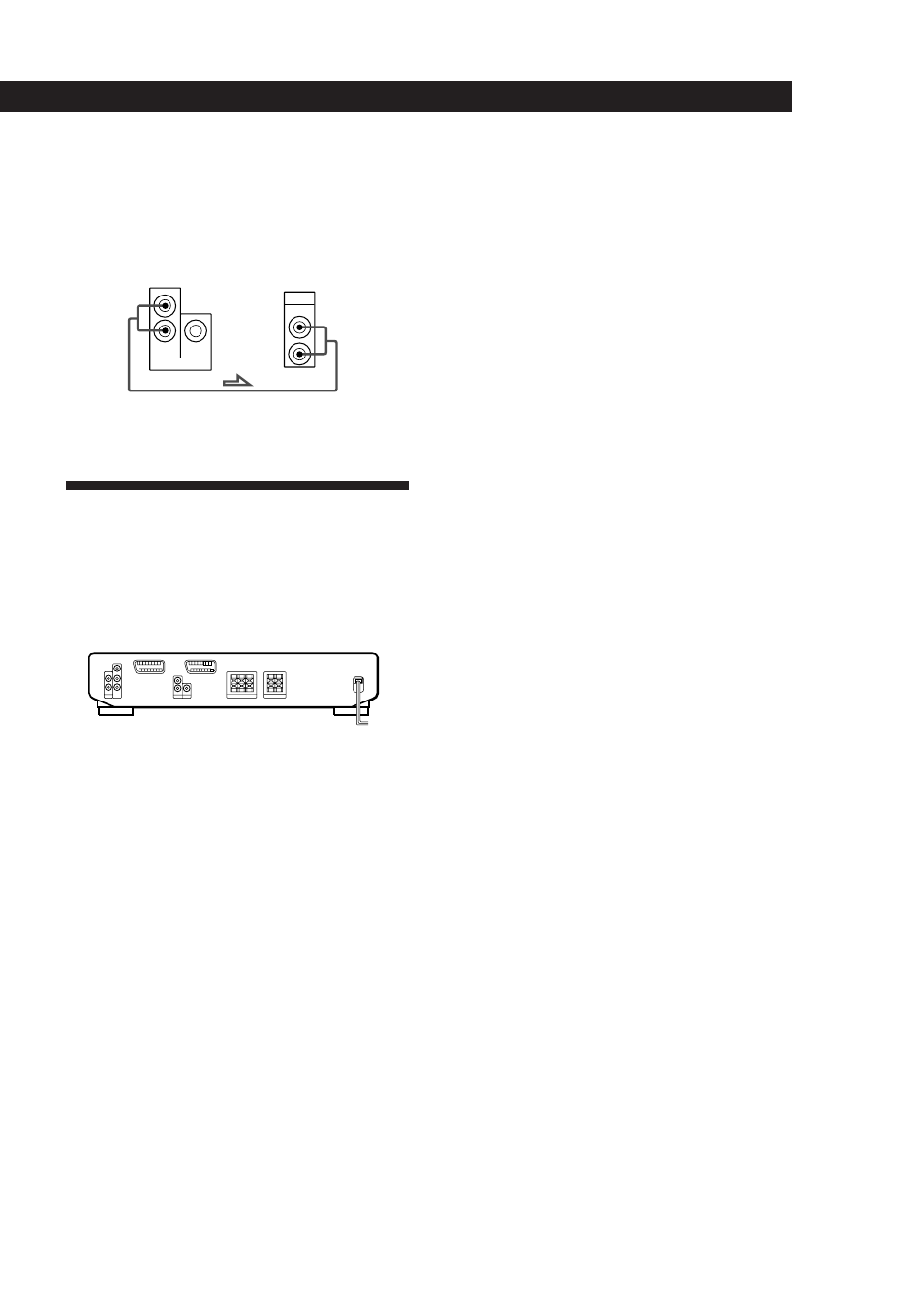 Conexión de ca, Preparativos, Conexión de los cables de alimentación | Antes de utilizar su amplificador | Sony TA-VE100 User Manual | Page 28 / 51