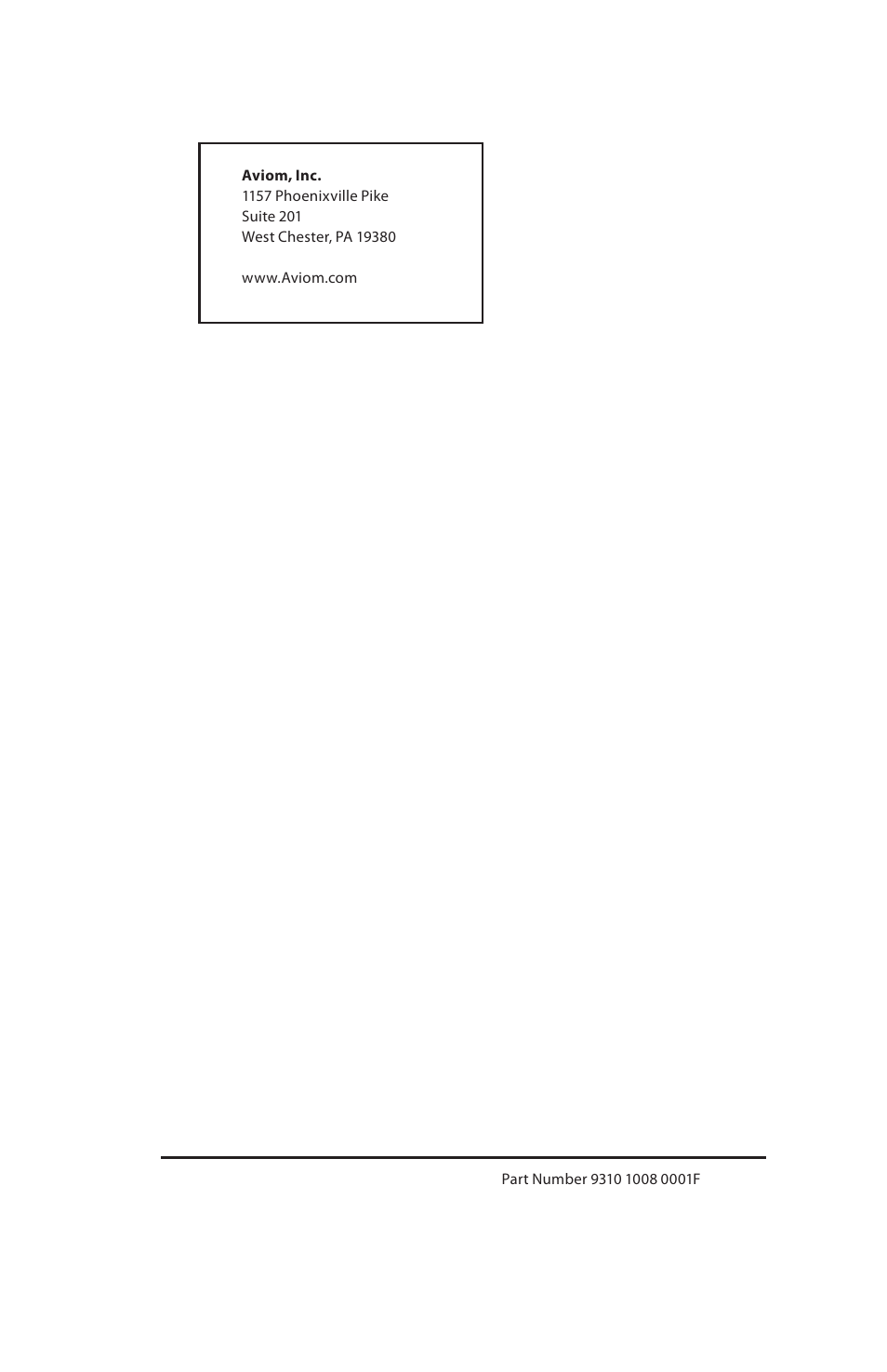 Aviom 16/O-Y1 User Manual | Page 20 / 20