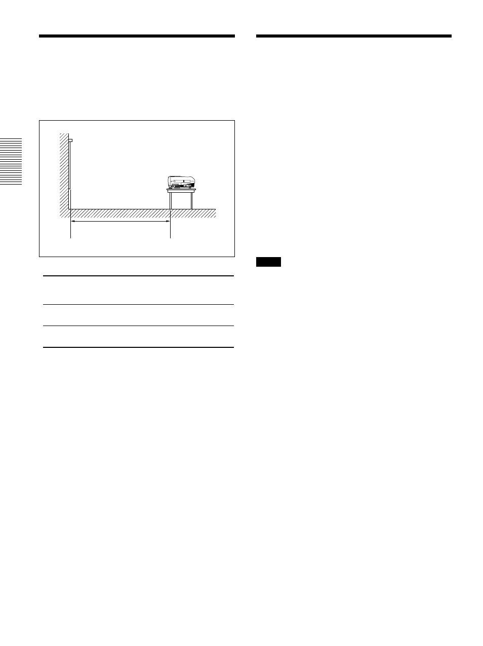 Instalación y proyección, Instalación del proyector, Conexión del proyector | Conexión con un ordenador | Sony VPL-PS10 User Manual | Page 102 / 128