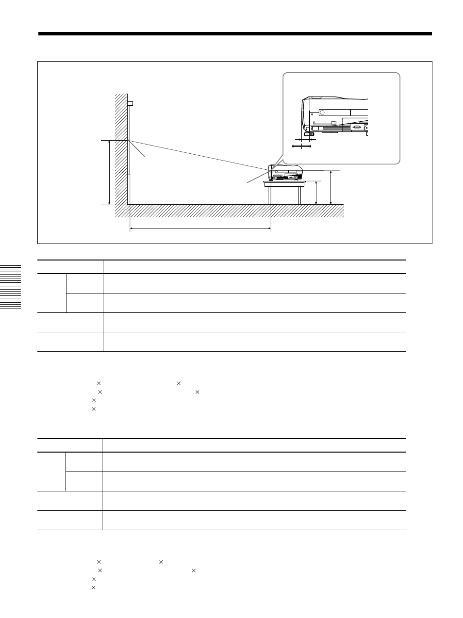 Installation, Installation example, Vpl-px15/px10 | Vpl-ps10 | Sony VPL-PS10 User Manual | Page 34 / 128