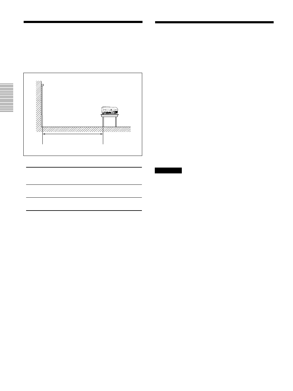 Installation et projection, Installation du projecteur, Raccordement du projecteur | Raccordement à un ordinateur | Sony VPL-PS10 User Manual | Page 60 / 128