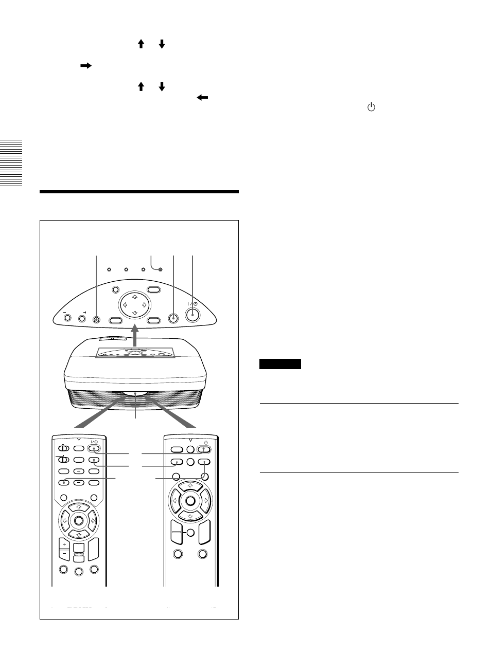 Projection, Pour couper l’image, Pour obtenir l’image la plus nette | Sony VPL-PS10 User Manual | Page 66 / 128