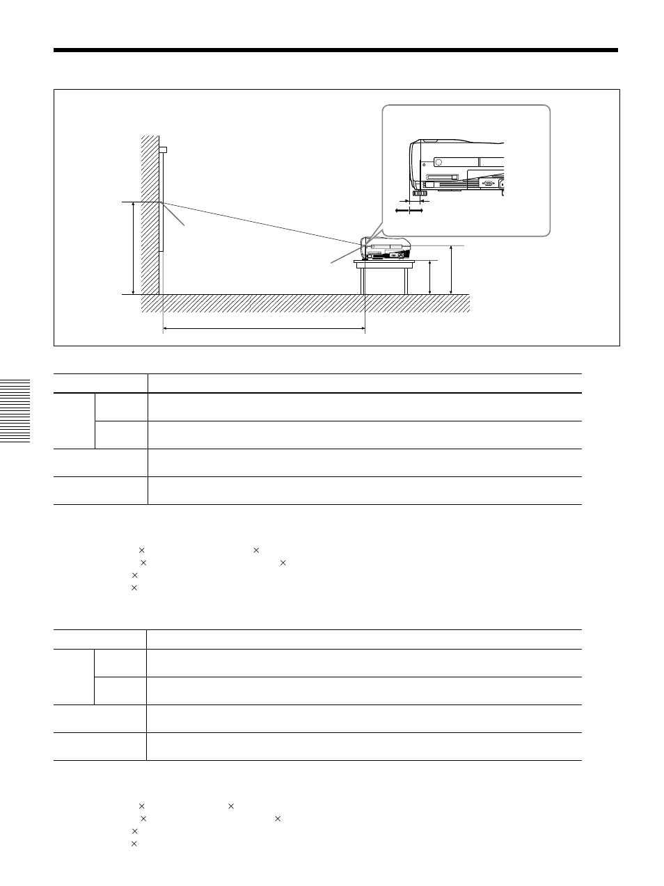 Installation, Exemples d’installation, Vpl-px15/px10 | Vpl-ps10 | Sony VPL-PS10 User Manual | Page 76 / 128
