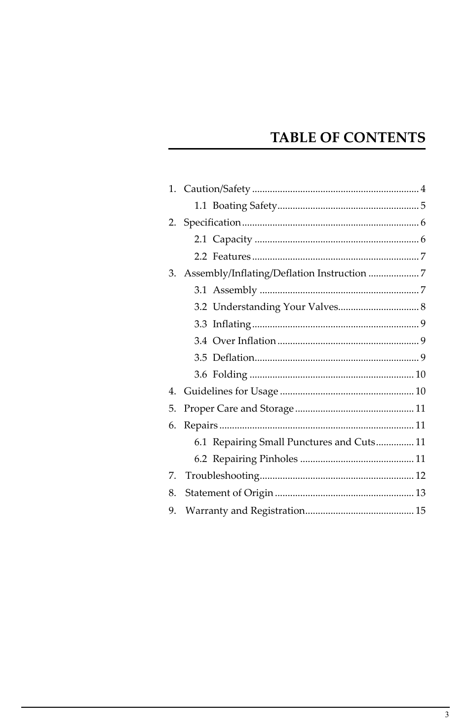 Advanced Elements AE1020 User Manual | Page 3 / 16