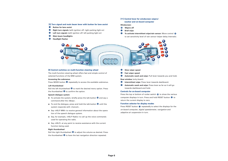 Audi A6 AVANT User Manual | Page 6 / 8