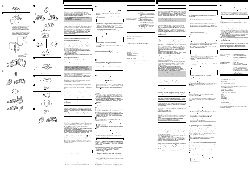 Bc 1 2, E5 d 3, 12 c i 1 2 | 1h 2 3 | Sony MPK-THA User Manual | Page 2 / 2