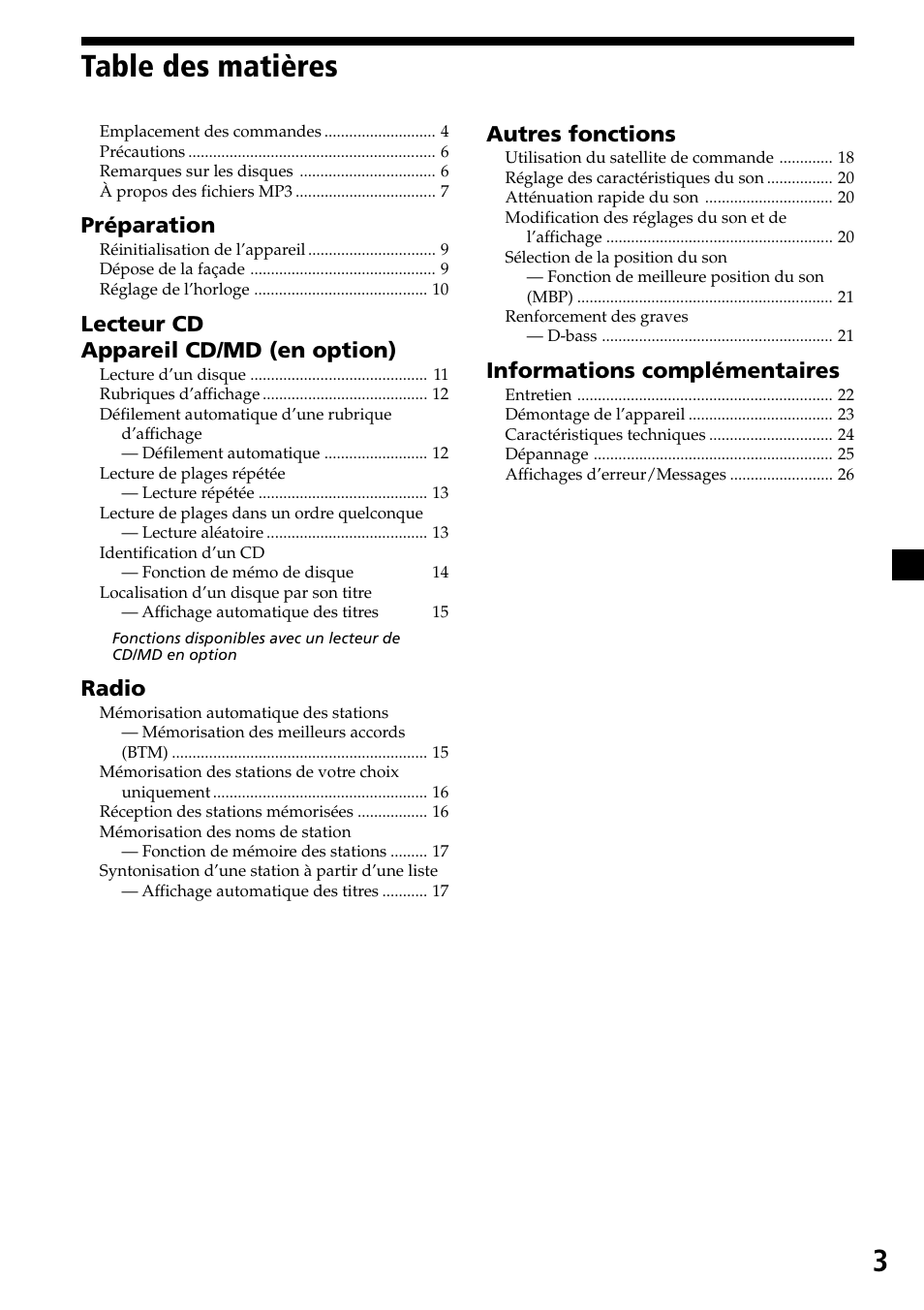 Sony CDX-MP30 User Manual | Page 29 / 80