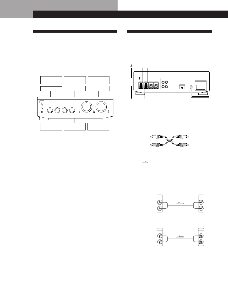 Raccordements, Raccordement d’appareils audio, Préparatifs 4 | Avant de commencer, Aperçu, Préparatifs, Quels cordons utiliser, La flèche ç indique le sens du signal. remarque, Lecteur cd, Tuner | Sony TA-FE520R User Manual | Page 14 / 44