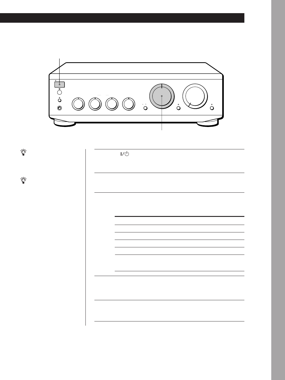 Recording 1 3, Basic operations 9, Basic operations | Press 1/u to turn on the amplifier, Turn on the programme source you want to record, Start playing the programme source | Sony TA-FE520R User Manual | Page 9 / 44