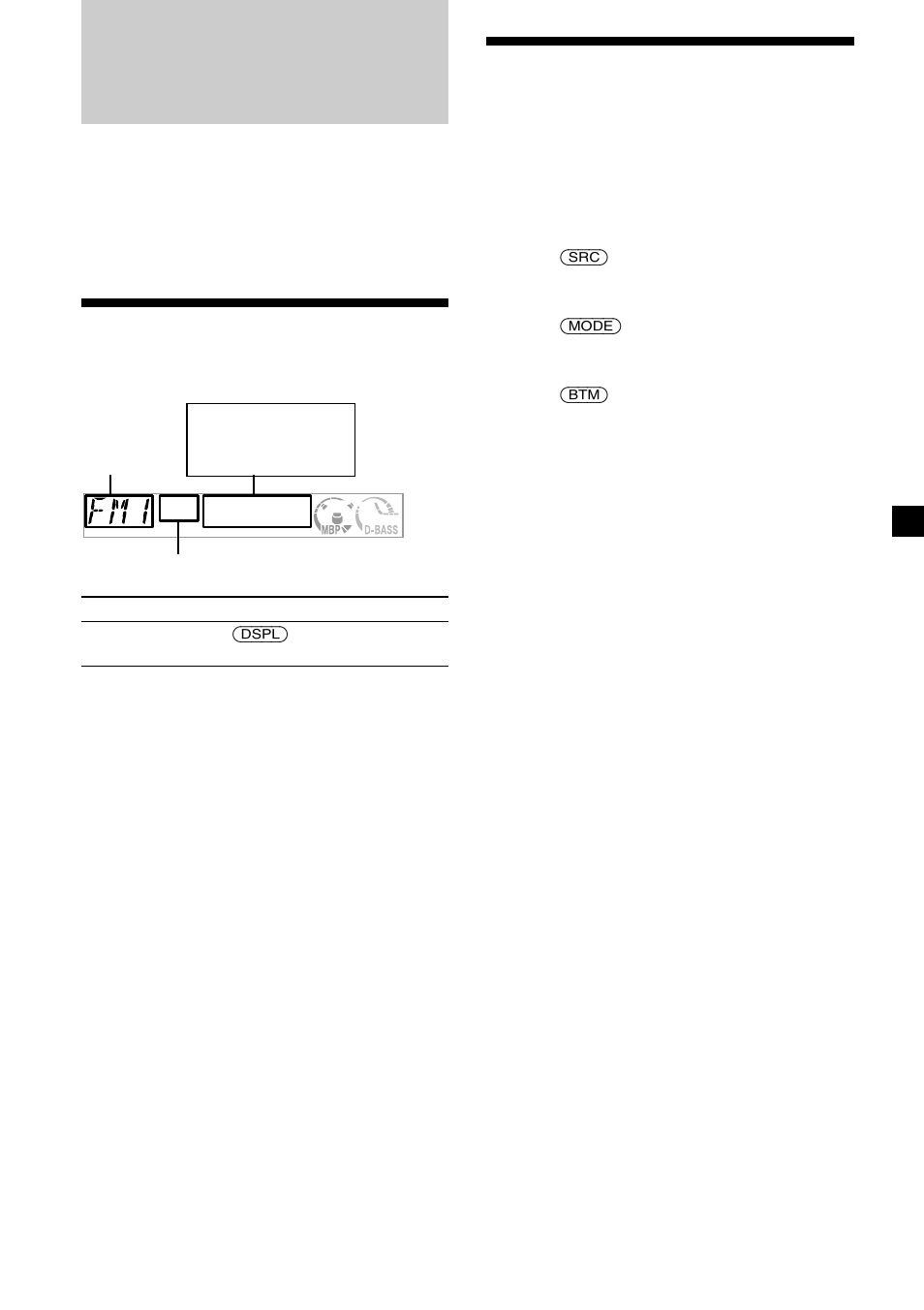 Radio, Display items, Storing stations automatically | Sony CDX-L470X User Manual | Page 11 / 56