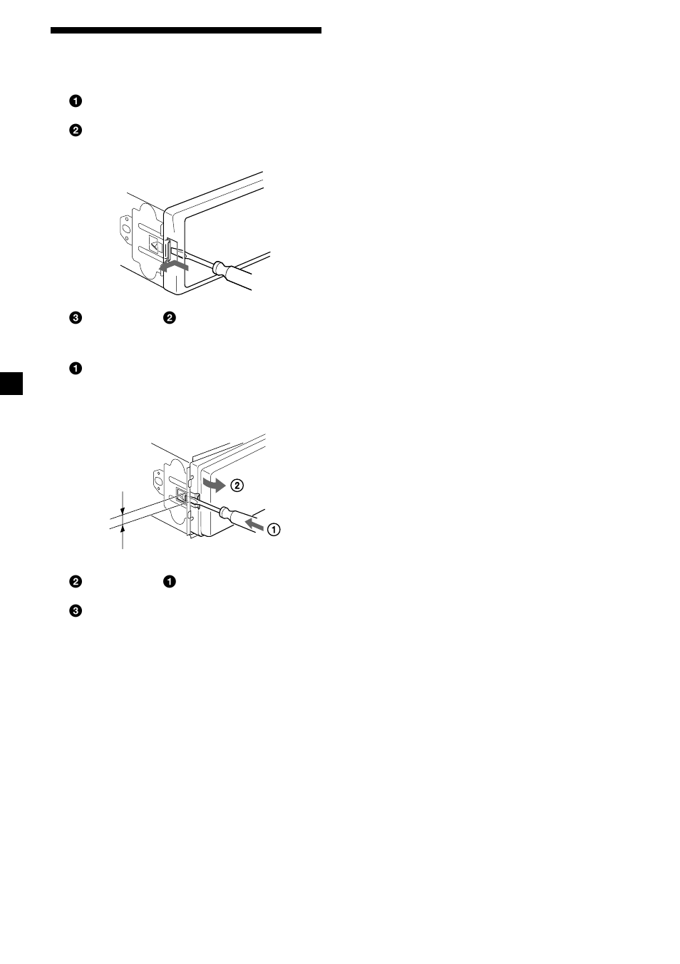 Removing the unit | Sony CDX-L470X User Manual | Page 16 / 56
