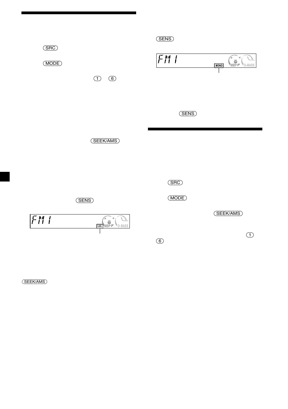 12 recepción de las emisoras almacenadas, Almacenamiento de las emisoras deseadas | Sony CDX-L470X User Manual | Page 30 / 56