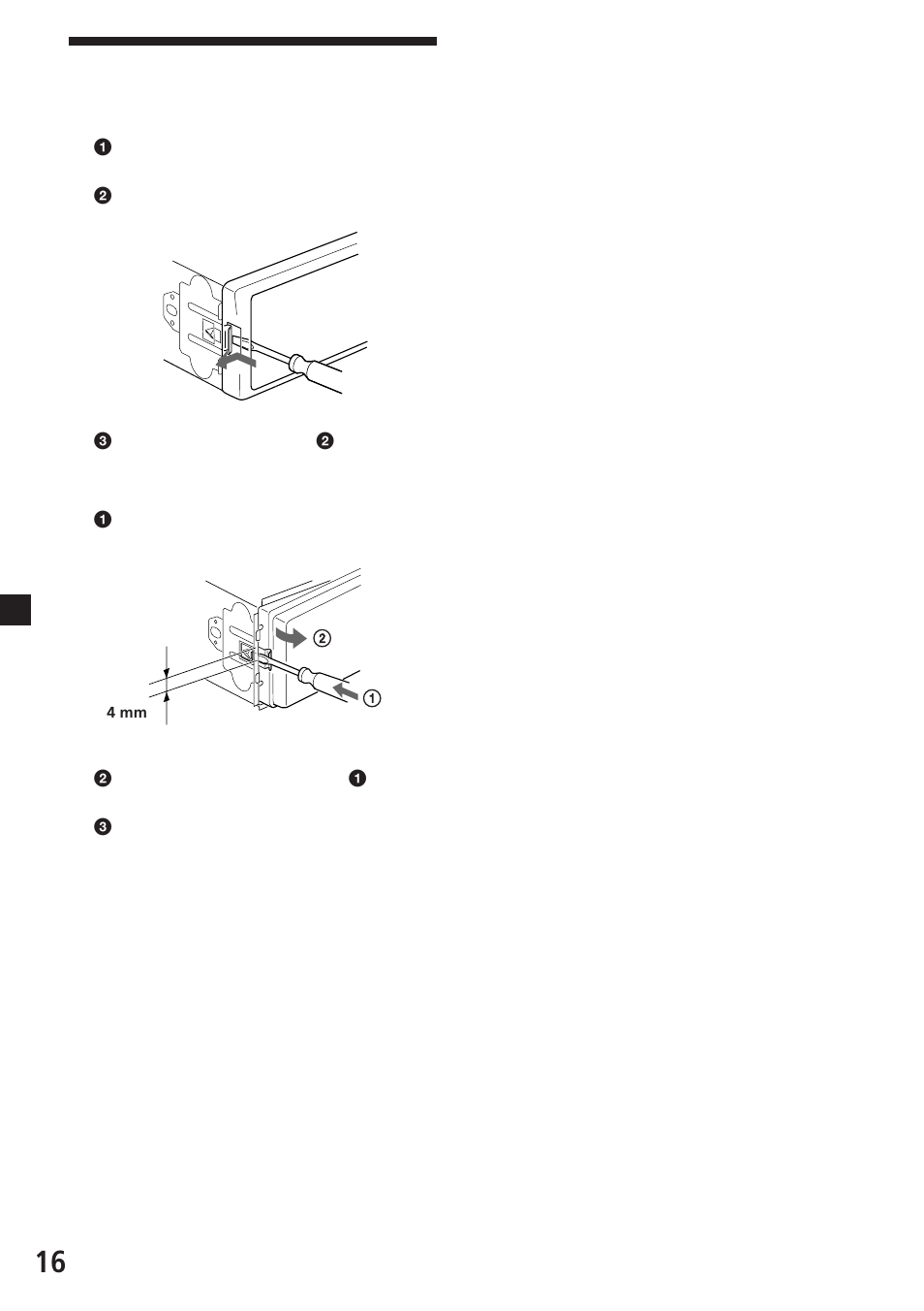 拆卸本機 | Sony CDX-L470X User Manual | Page 52 / 56