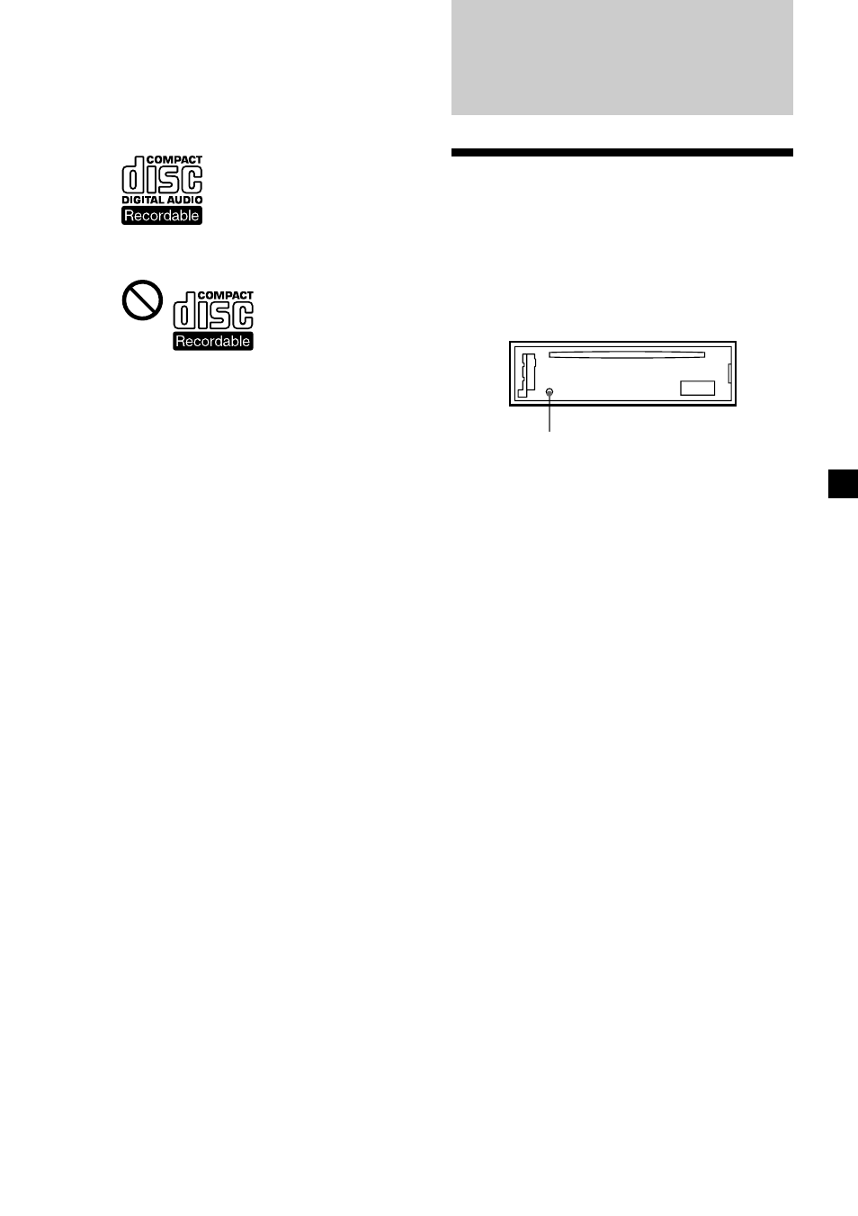 Getting started, Resetting the unit | Sony CDX-L470X User Manual | Page 7 / 56