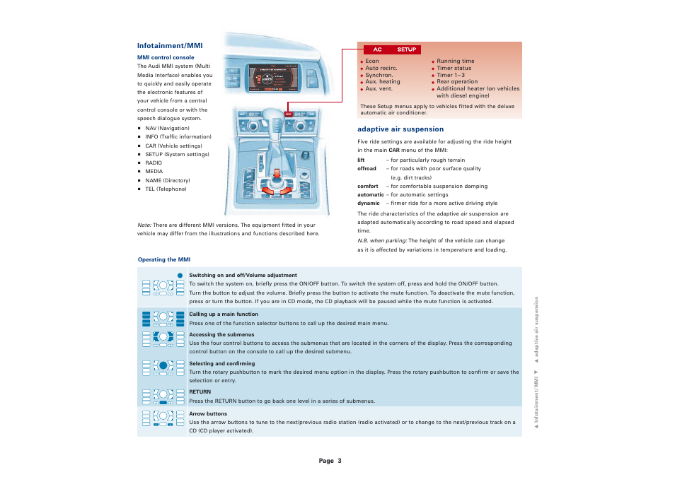Audi Q7 User Manual | Page 3 / 8