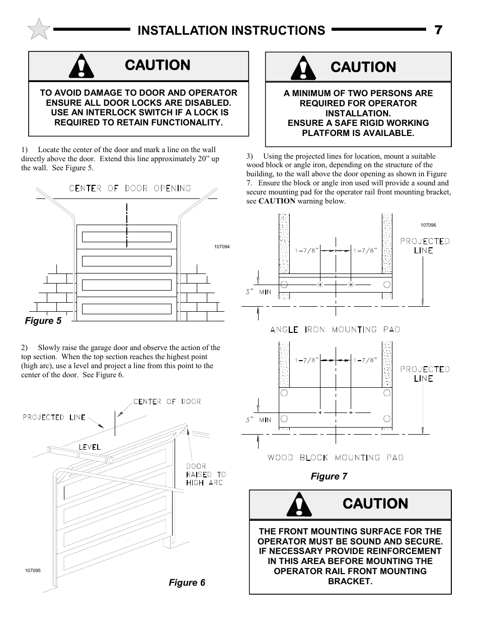 Caution, 7installation instructions | Audi AUD-S User Manual | Page 7 / 24