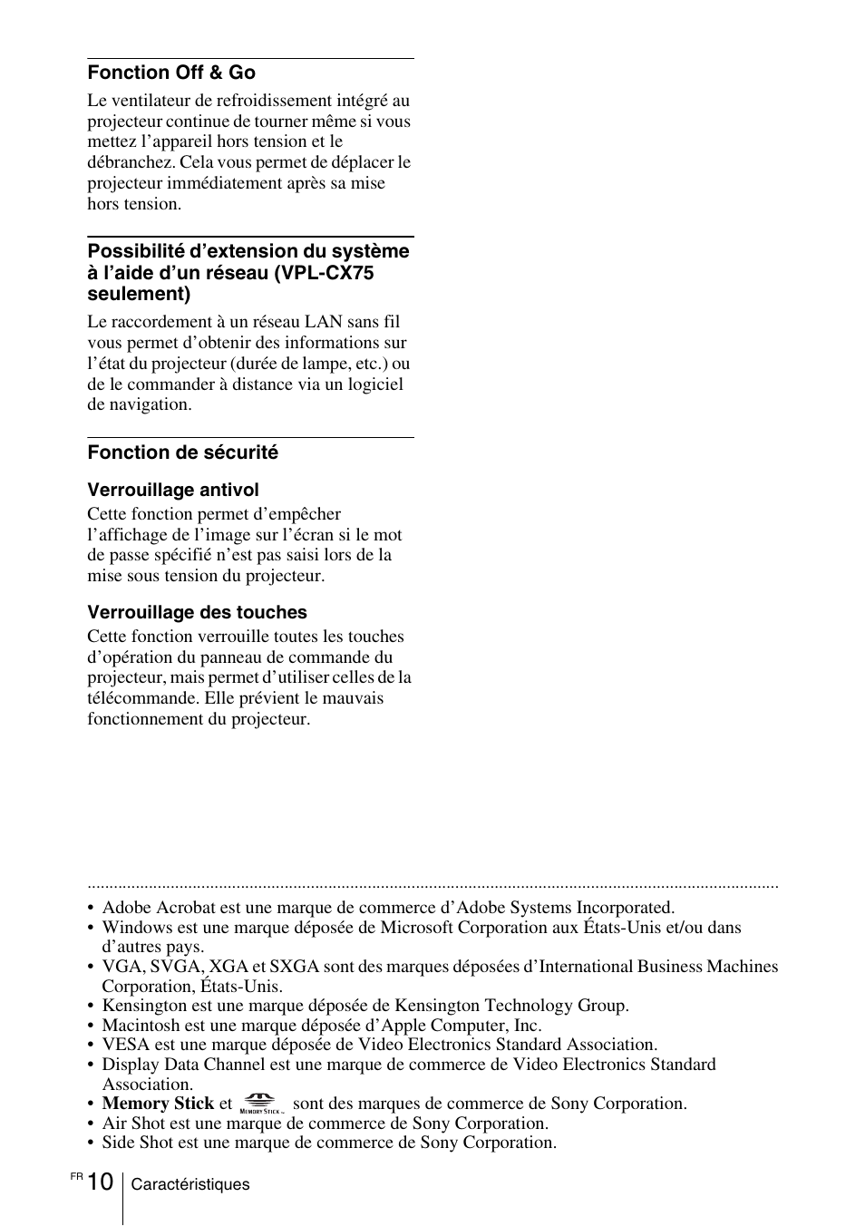 Sony VPL-CX70 User Manual | Page 68 / 180