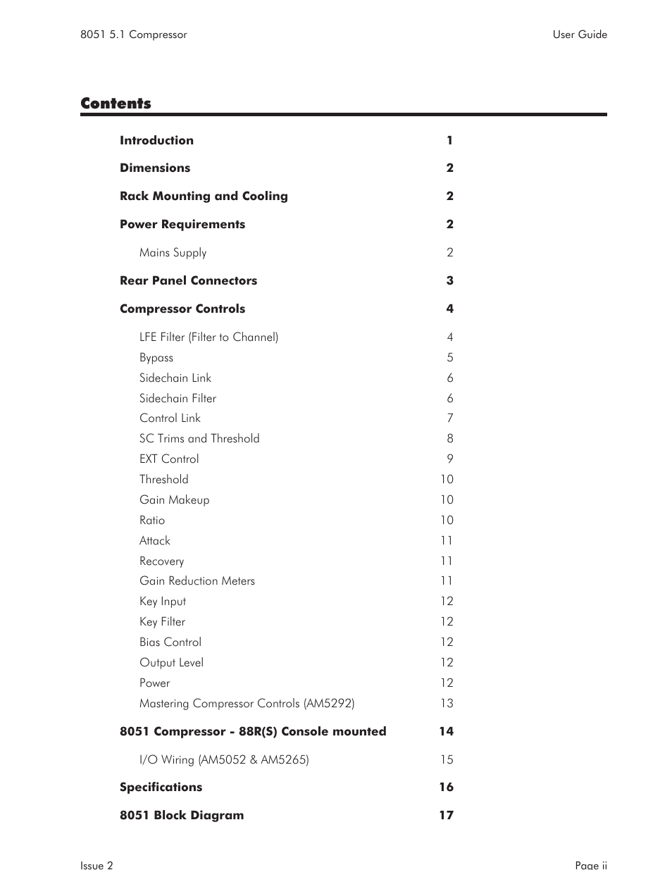 AMS NEVE 8051 User Manual | Page 2 / 19