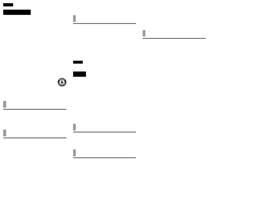 Avant utilisation, Spécifications, Remarques sur l’utilisation | Antes del uso, Especificaciones, Notas sobre el uso, Avertissement, Aviso | Sony VGP-BPL2 User Manual | Page 2 / 2
