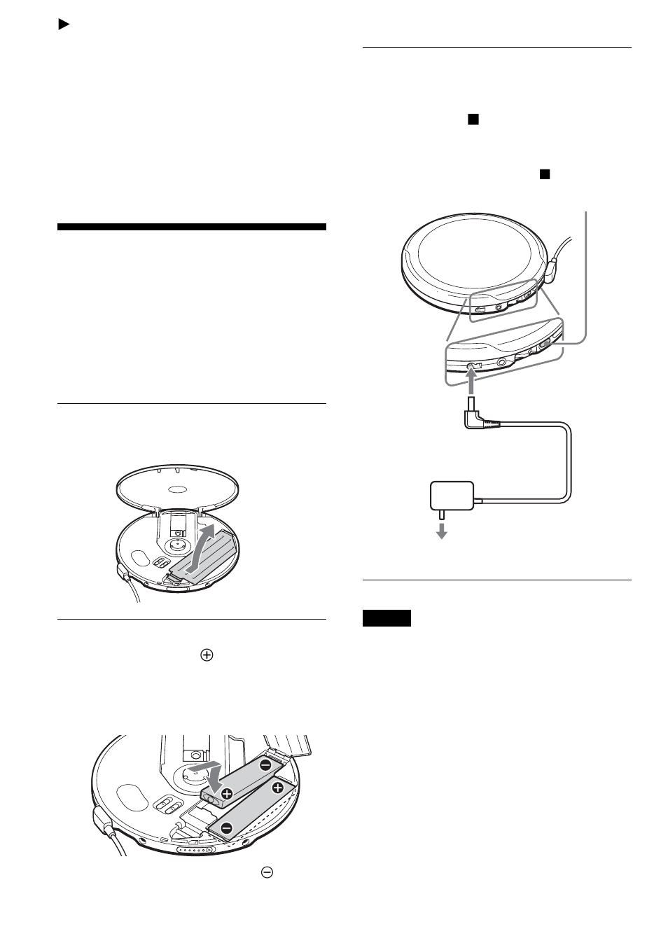 Connecting to a power source, Using the rechargeable batteries | Sony D-NE9 User Manual | Page 28 / 112