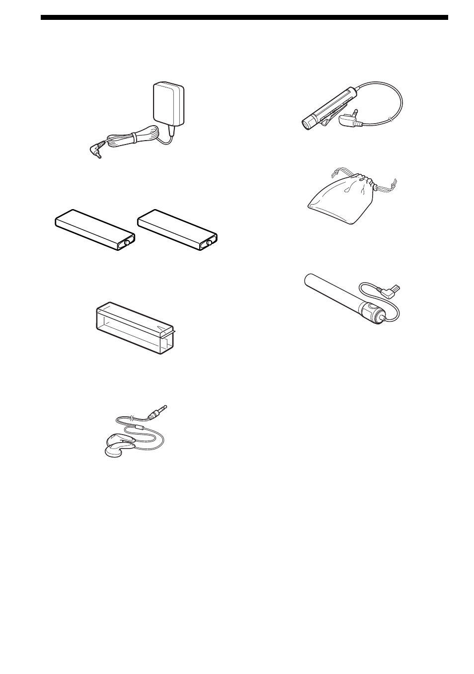 Comprobación de los accesorios suministrados, Comprobación de los accesorios, Suministrados | Sony D-NE9 User Manual | Page 48 / 112