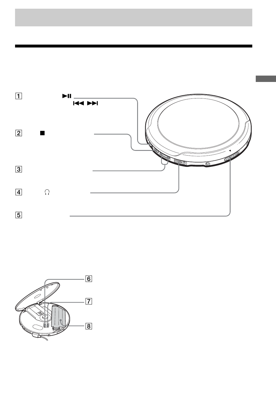 Preparativos, Localizar os comandos | Sony D-NE9 User Manual | Page 81 / 112