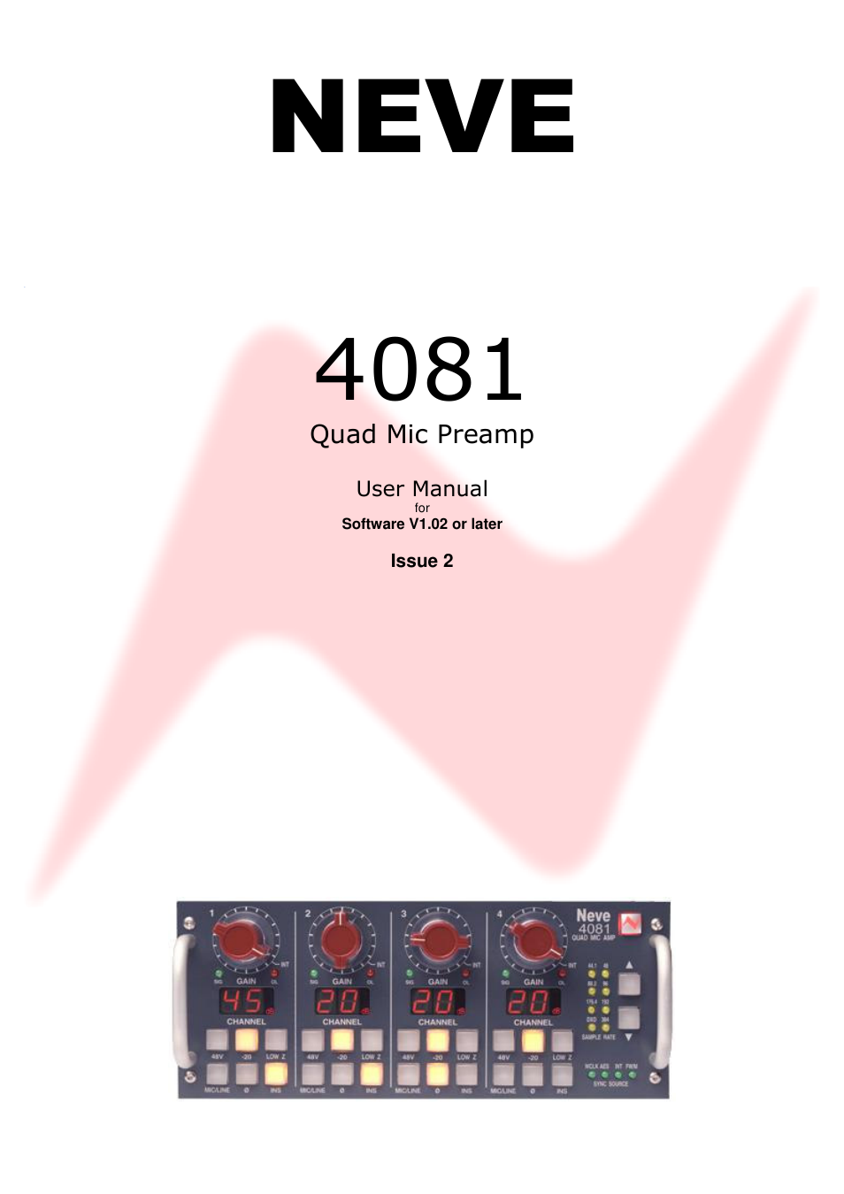 AMS Neve 4081 User Manual | 23 pages