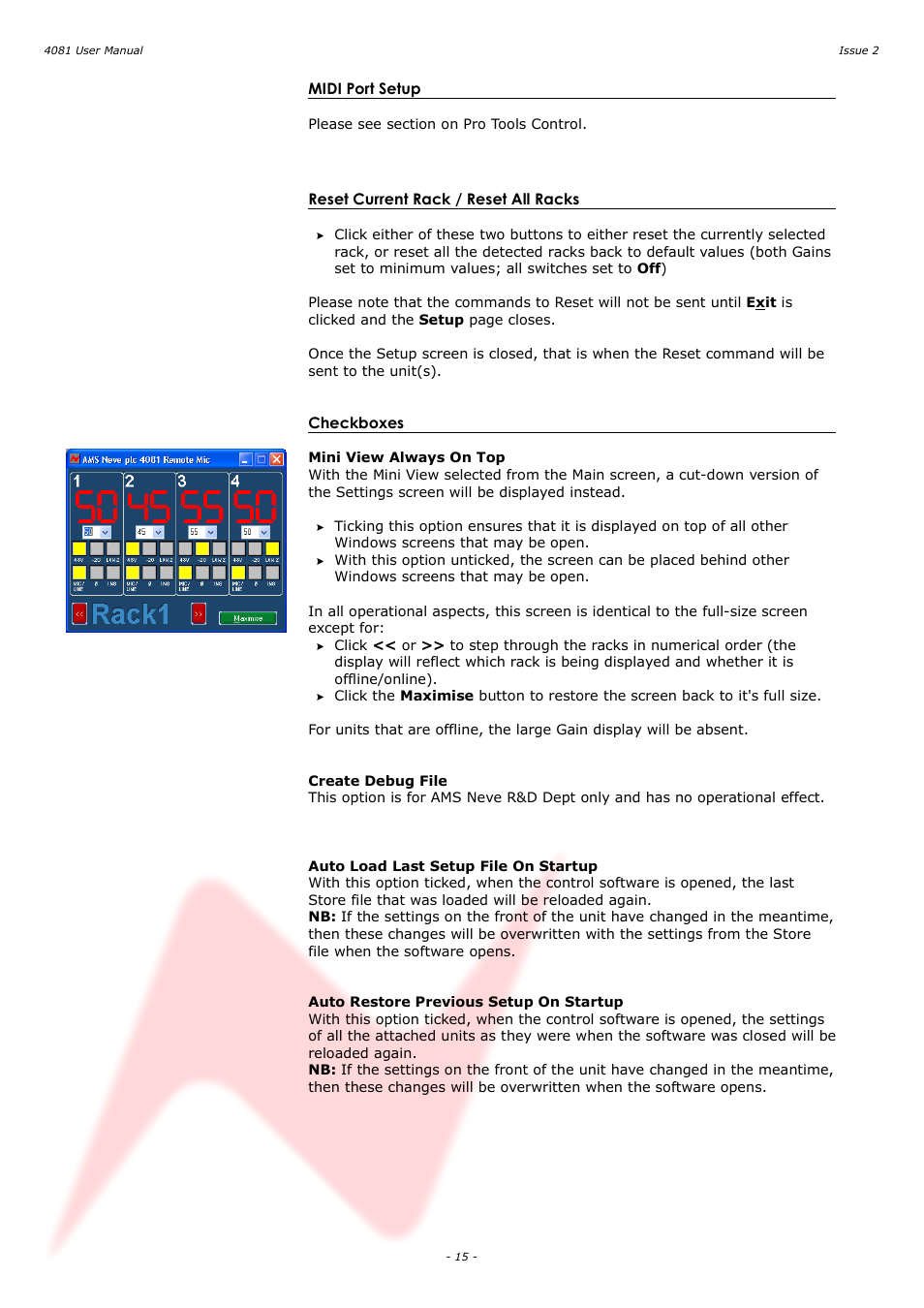 AMS Neve 4081 User Manual | Page 15 / 23