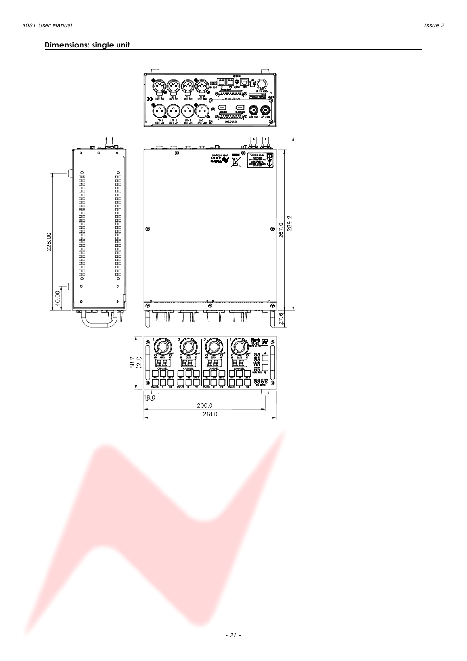 AMS Neve 4081 User Manual | Page 21 / 23