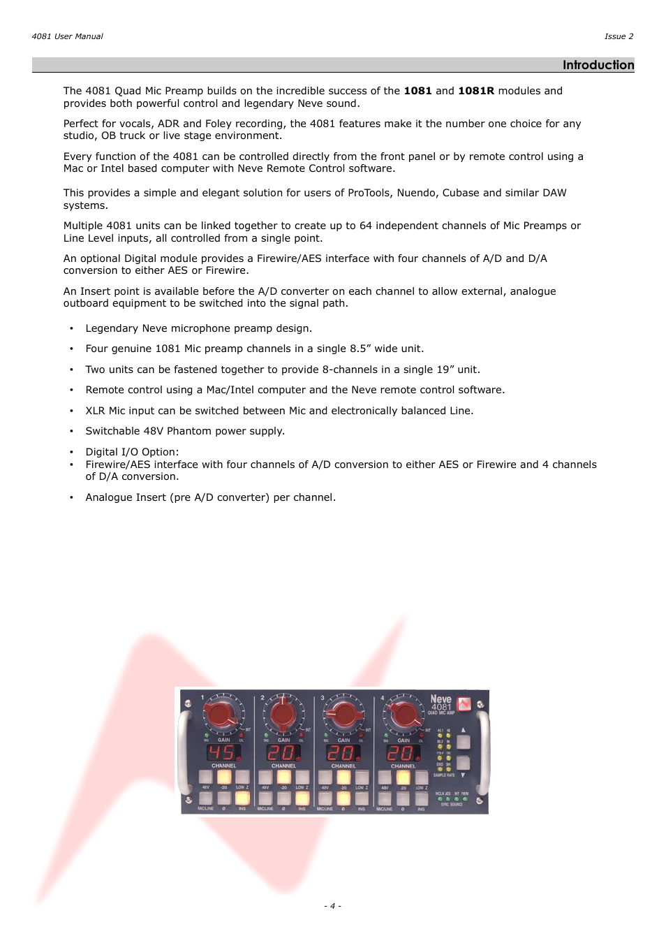 AMS Neve 4081 User Manual | Page 4 / 23