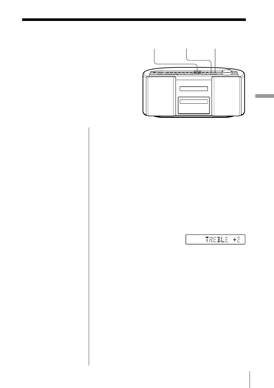 The audio emphasis, Selecting the audio emphasis | Sony ZS-2000 User Manual | Page 25 / 92