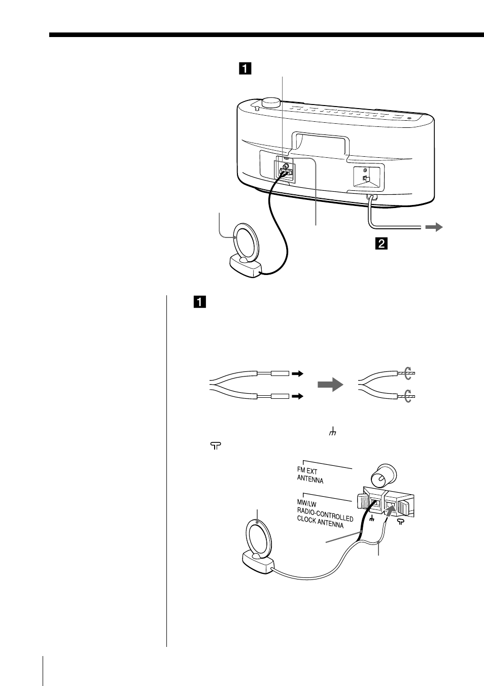 Setting up, Preparing the system | Sony ZS-2000 User Manual | Page 34 / 92