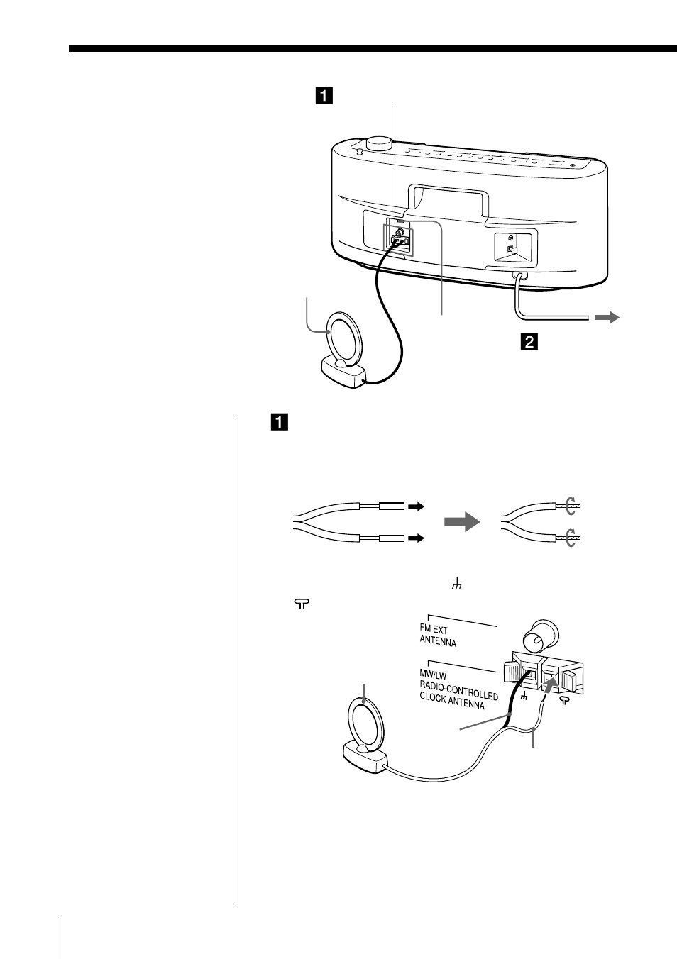 Instalación, Preparación del sistema | Sony ZS-2000 User Manual | Page 78 / 92