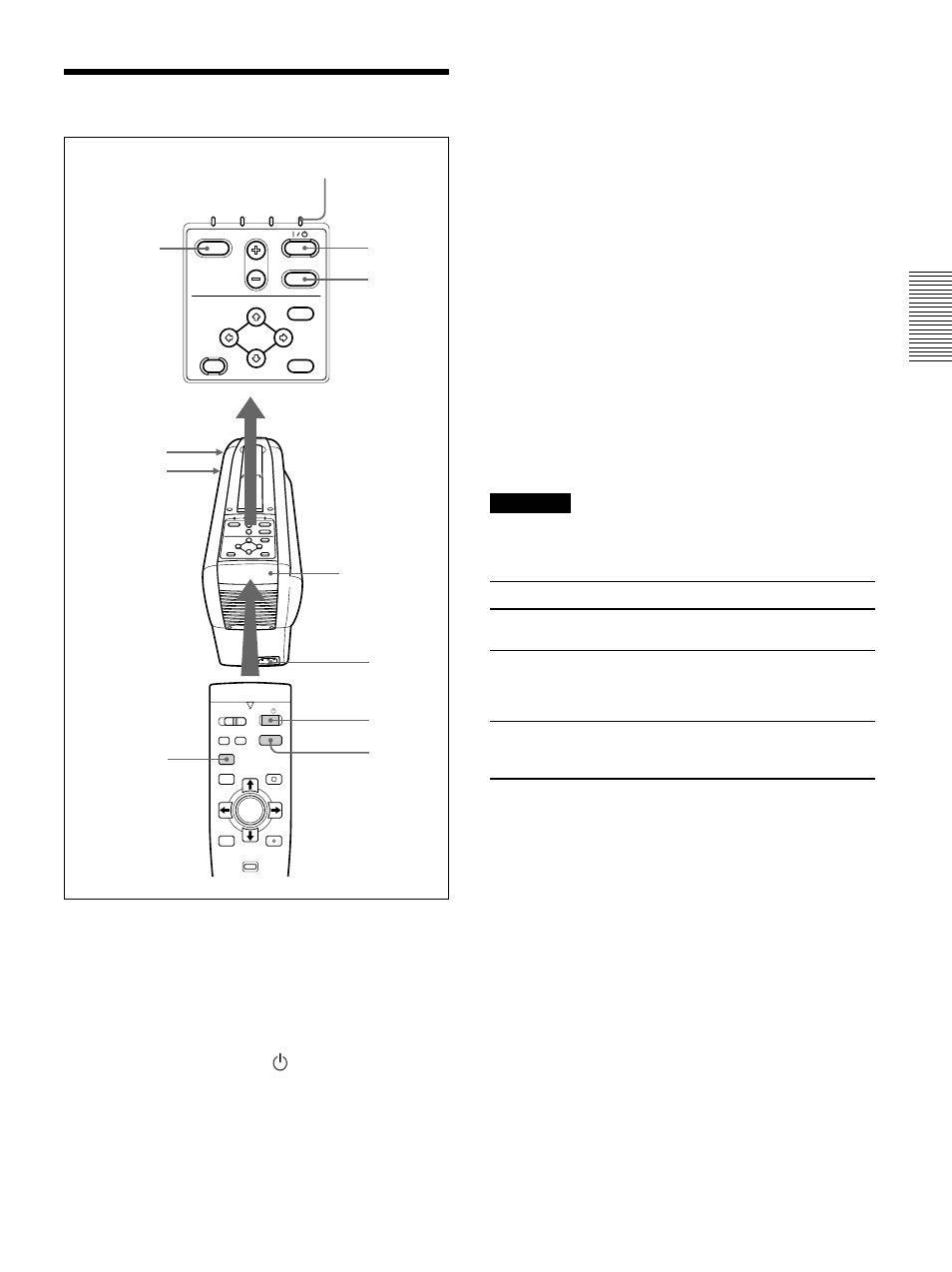 Projection | Sony VPL-PX1 User Manual | Page 47 / 96