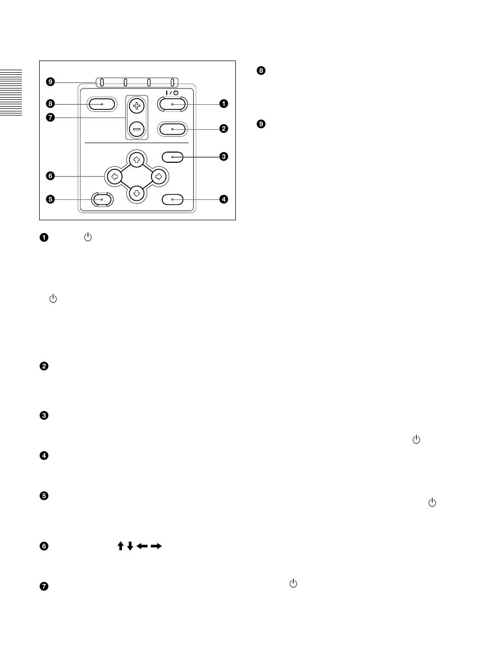 Panel de control | Sony VPL-PX1 User Manual | Page 70 / 96