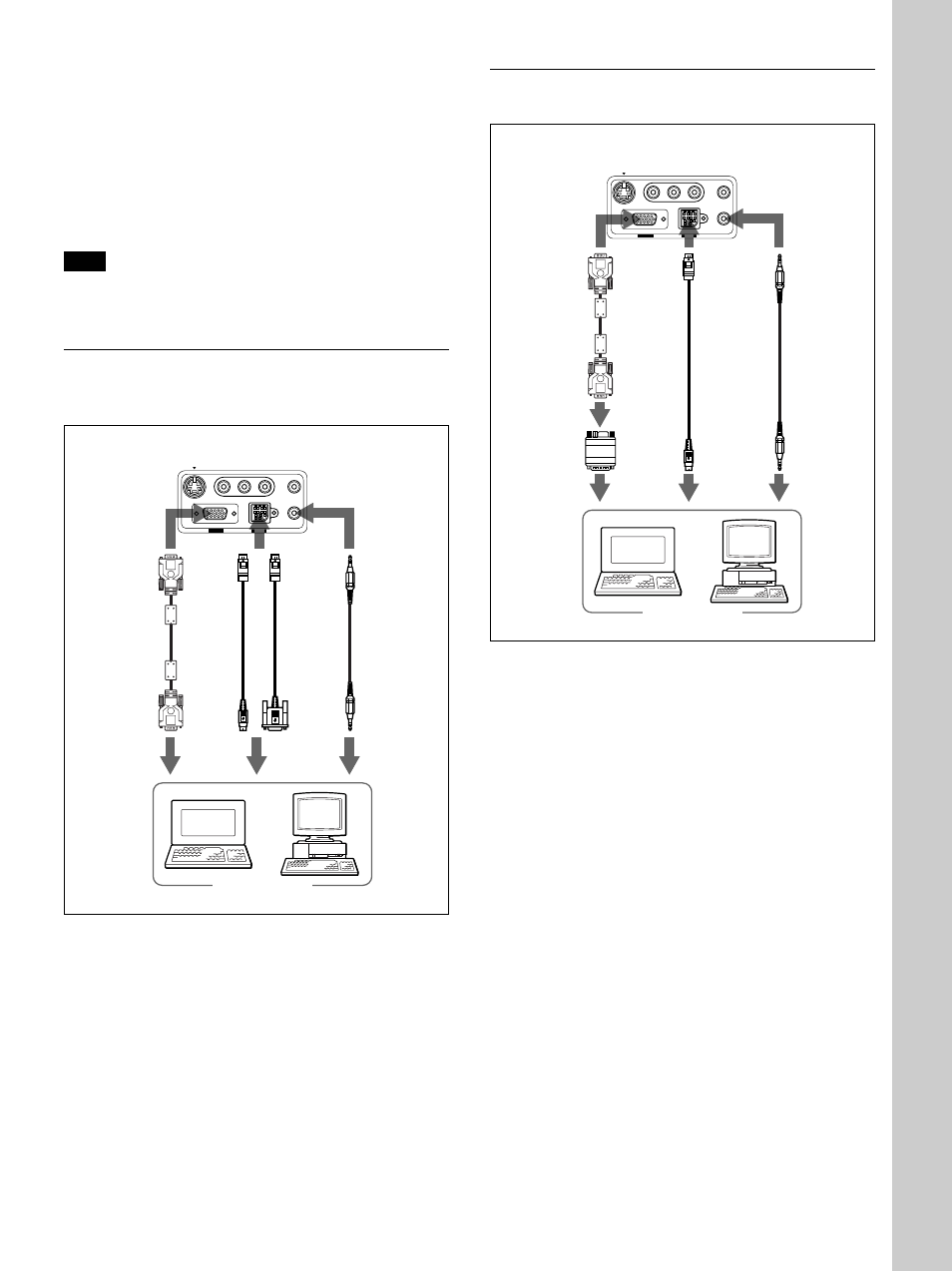 Instalaci溶 y proyecci溶, Instalación y pr o y ección | Sony VPL-PX1 User Manual | Page 75 / 96