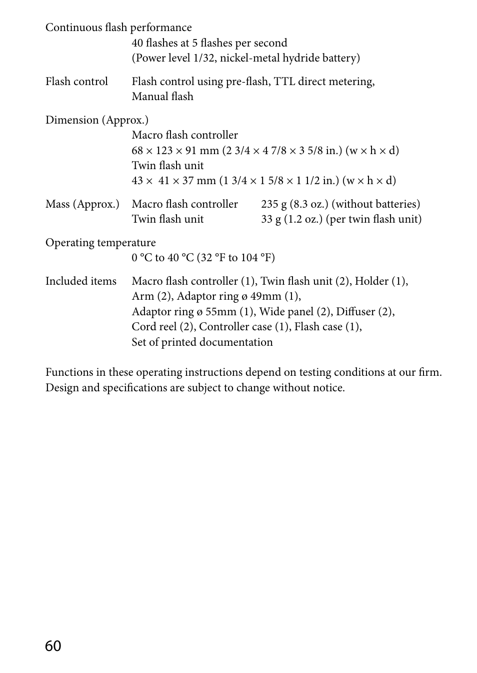 Sony HVL-MT24AM User Manual | Page 60 / 294