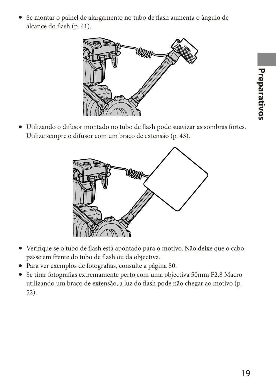 1 pr epar ativ os | Sony HVL-MT24AM User Manual | Page 79 / 294