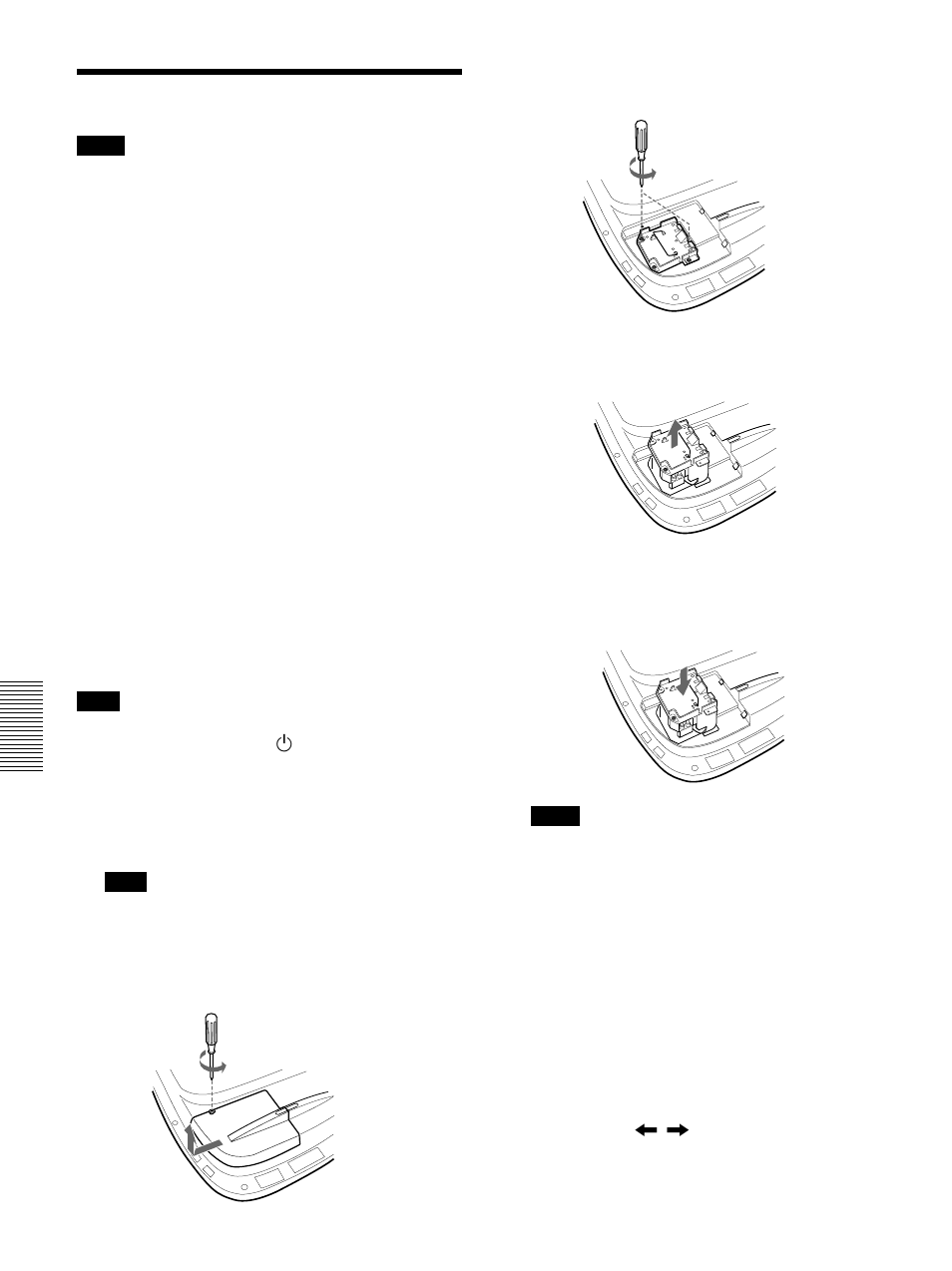 Maintenance, Replacing the lamp, Maintenance (gb) | Replacing the lamp (gb) | Sony VPL-FX50 User Manual | Page 30 / 108