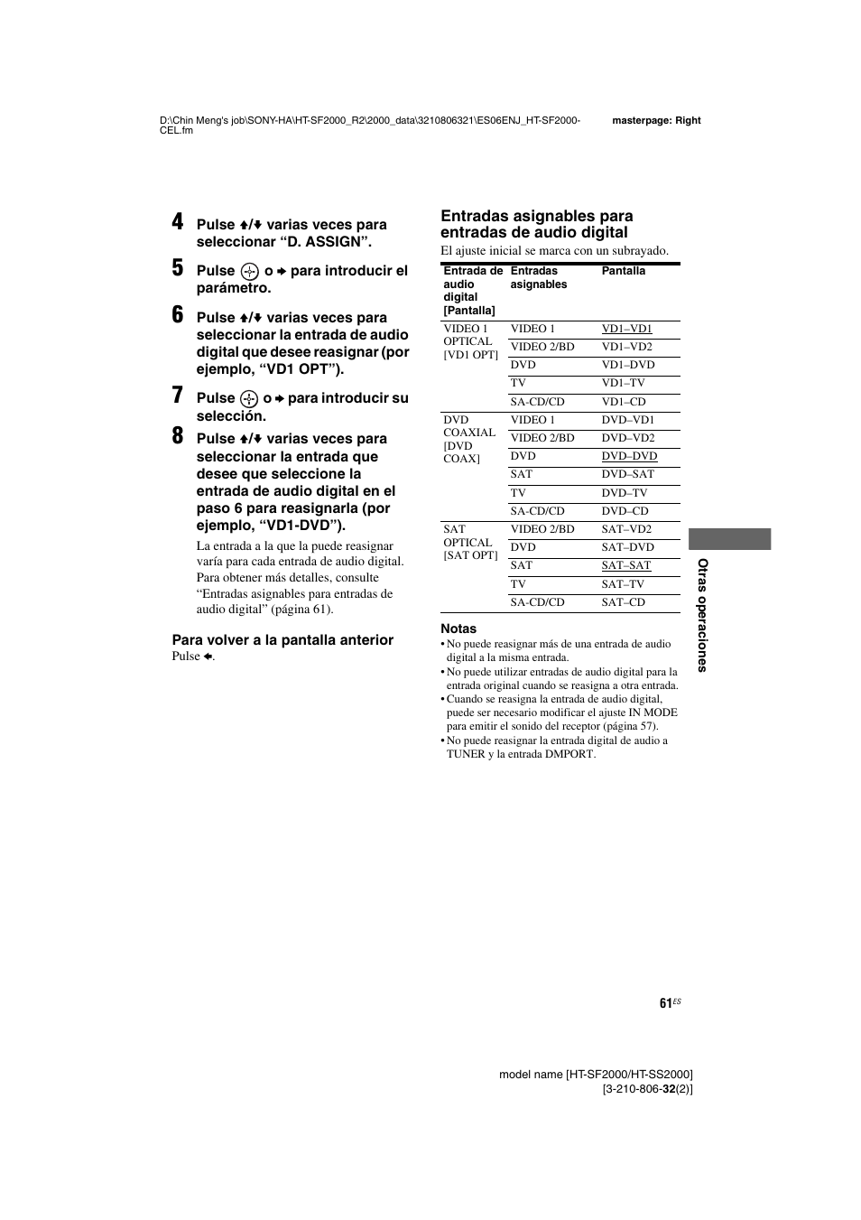 Sony HT-SS2000 User Manual | Page 61 / 76