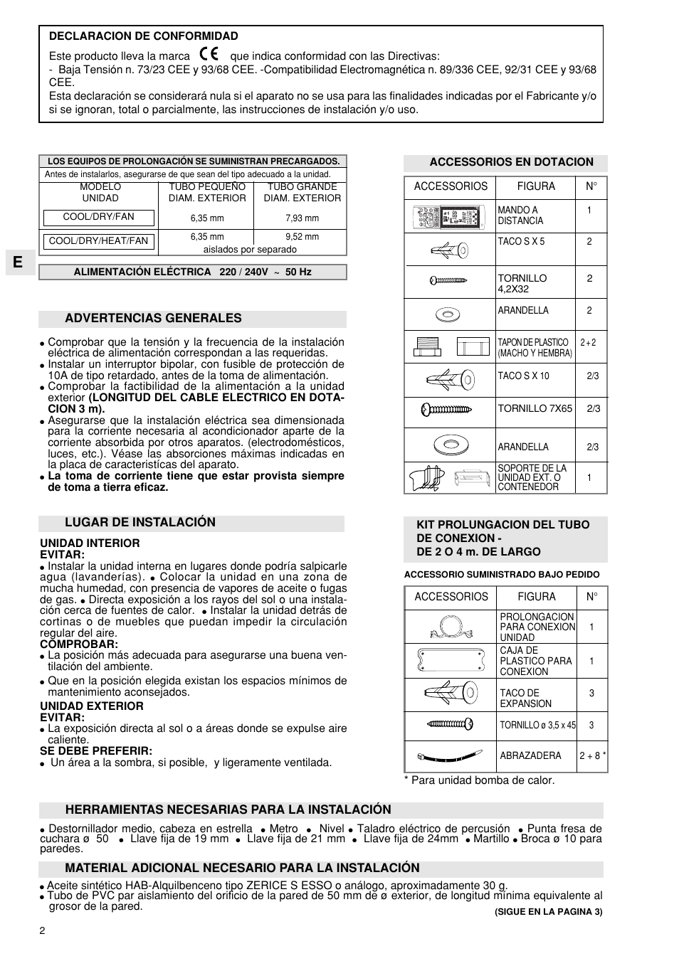 Advertencias generales | Argo and Kingsford's Cornstarch HLA User Manual | Page 6 / 24