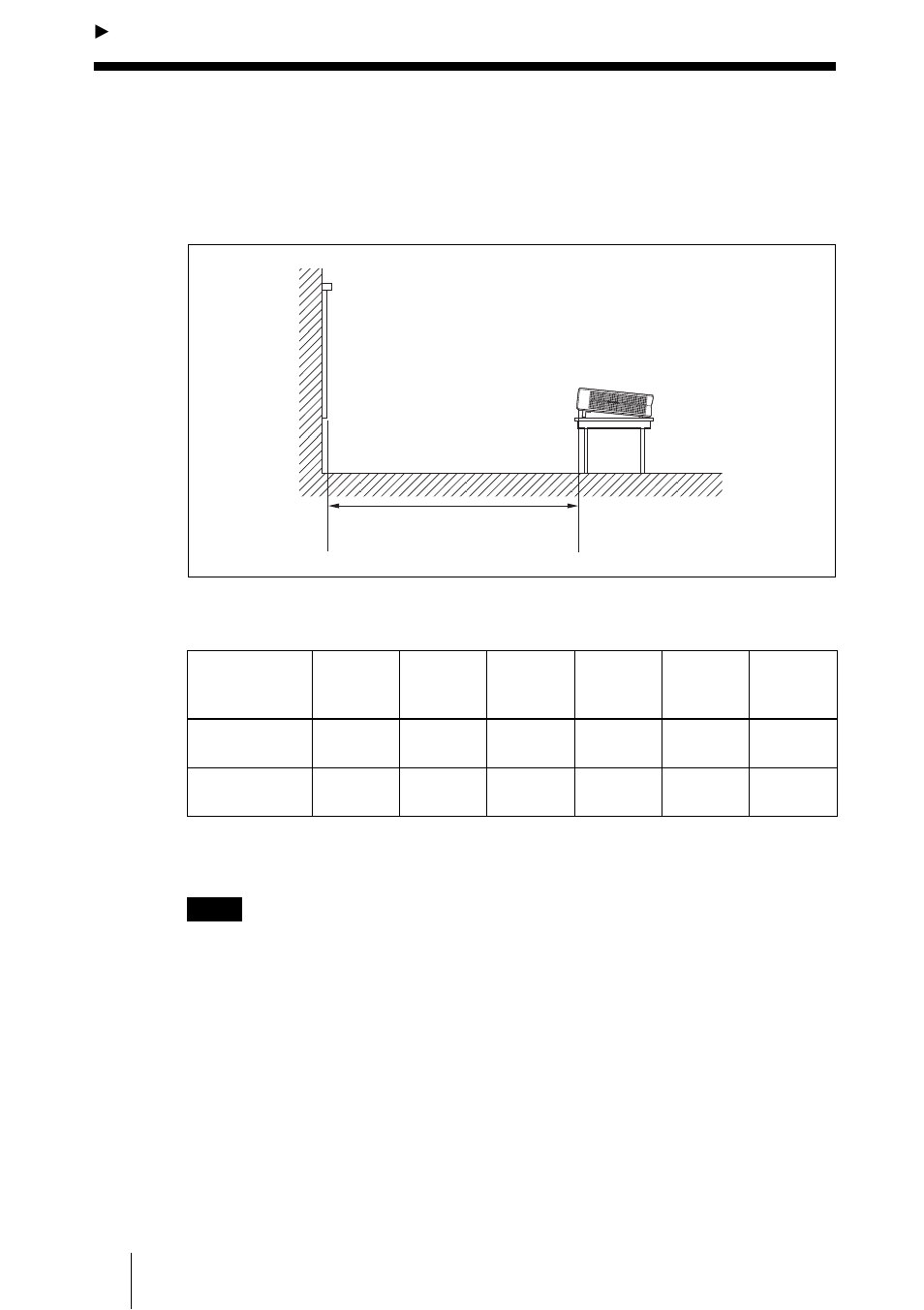 Instalación y proyección, Instalación del proyector | Sony VPL-ES1 User Manual | Page 116 / 156