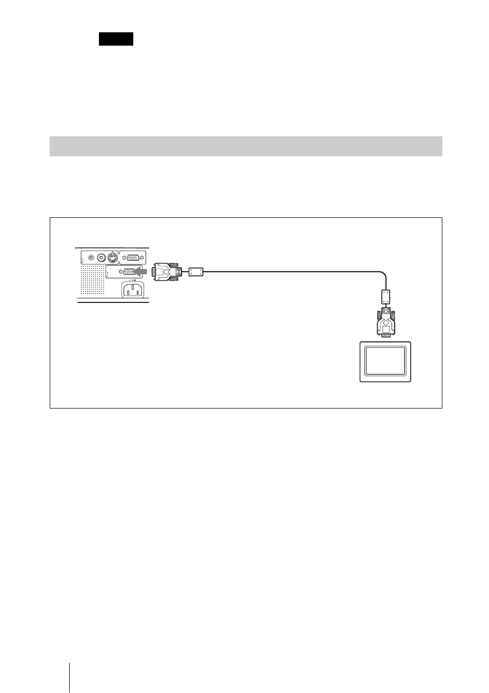 Conexión a un equipo monitor | Sony VPL-ES1 User Manual | Page 120 / 156