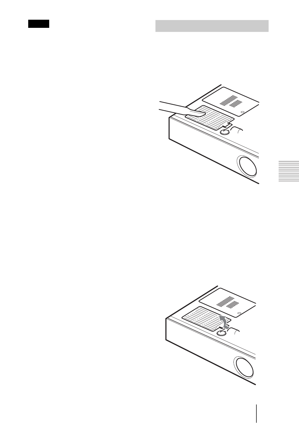 Limpieza del filtro de aire | Sony VPL-ES1 User Manual | Page 141 / 156