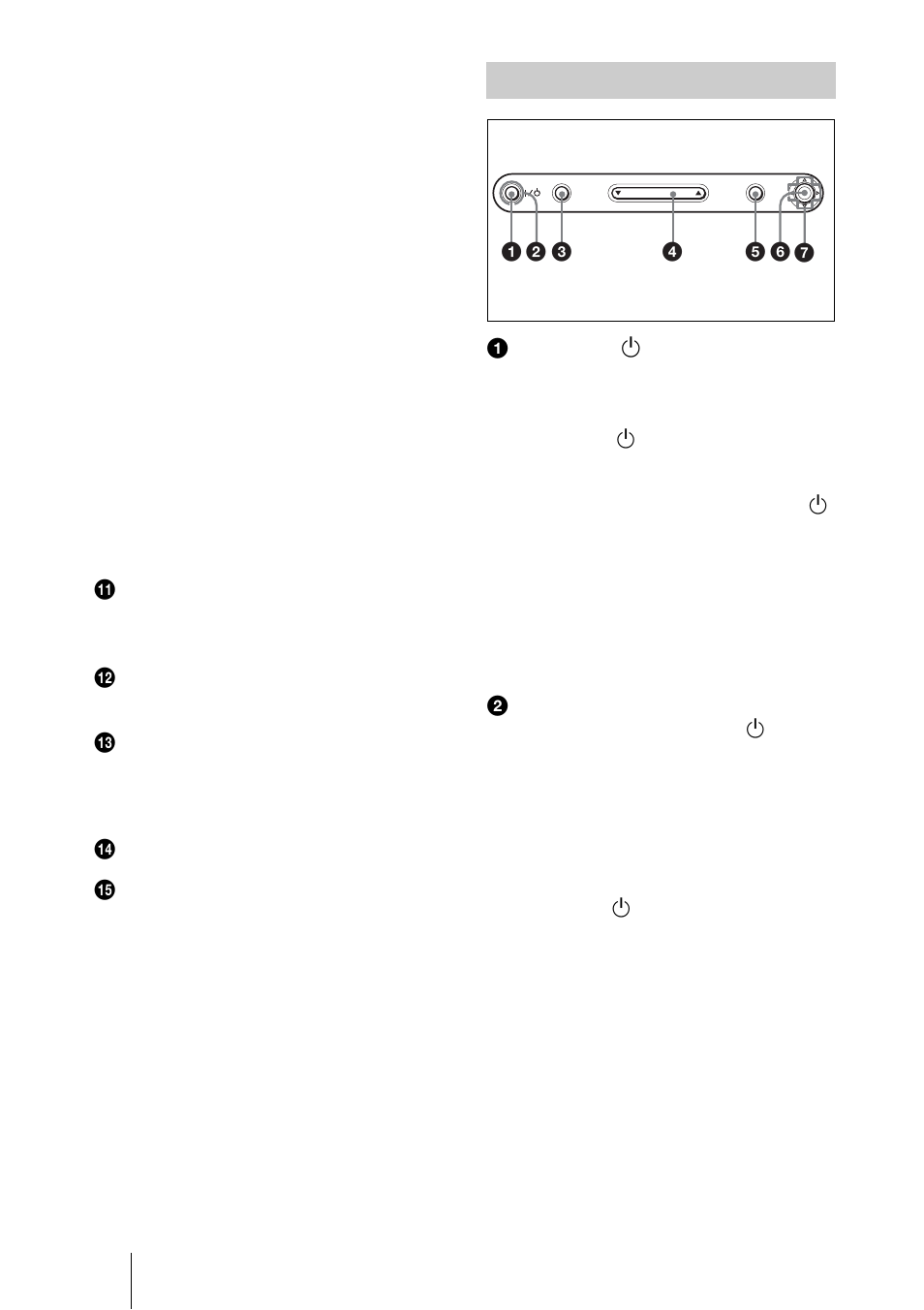 Panneau de commande | Sony VPL-ES1 User Manual | Page 62 / 156