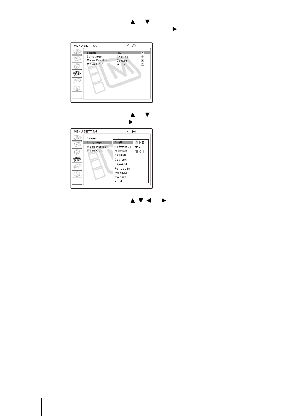 Sony VPL-ES1 User Manual | Page 72 / 156
