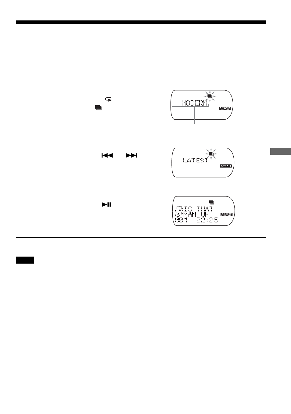 Reproduzir as suas listas de músicas, Reproduzir as suas listas de músicas preferidas | Sony D-NS921F User Manual | Page 105 / 128